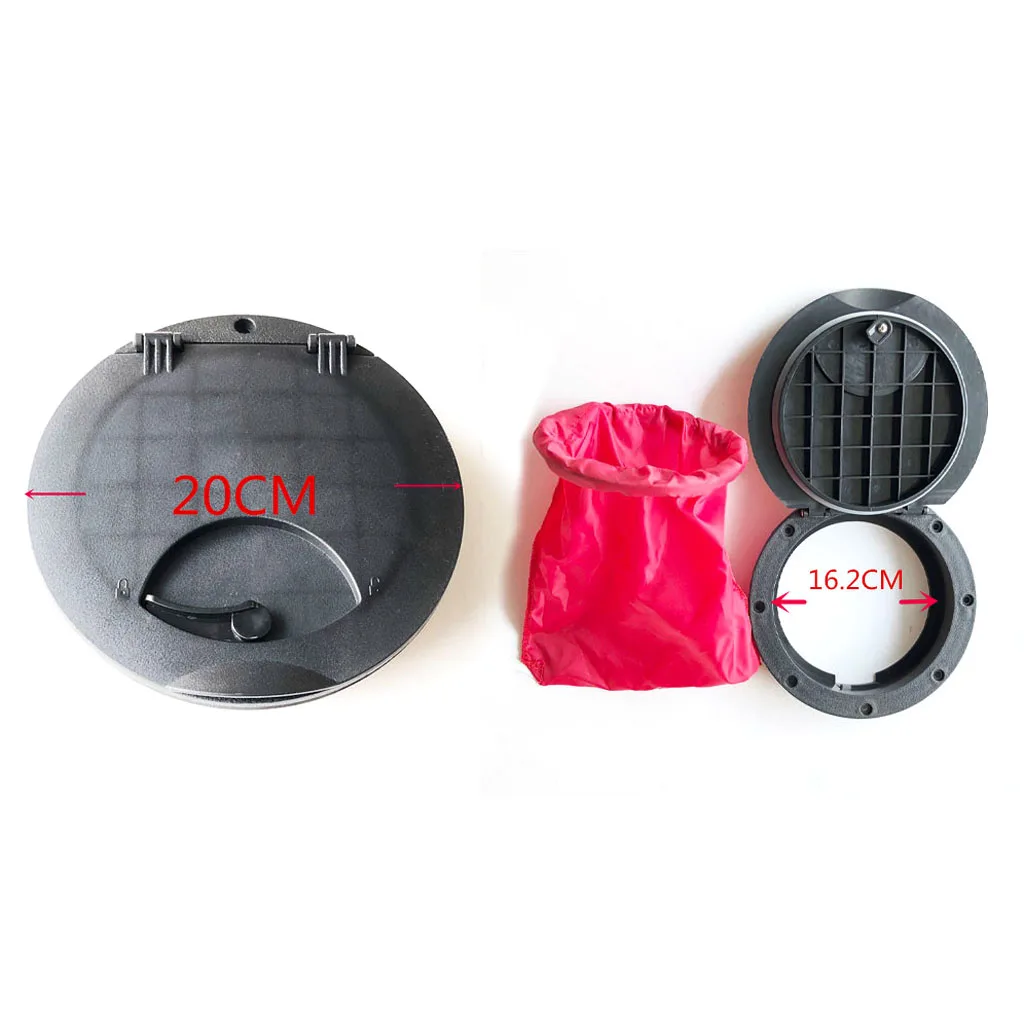 20cm Lightweight Hatch Cover Deck Plate Kit with Storage Bag for Marine Boat Kayak Canoe Water Sports Rowing Boats