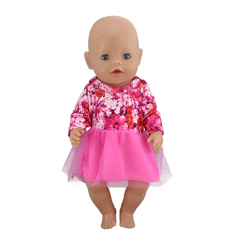 Новое модное платье для 17 дюймов Reborn Baby Doll 43 см для ухода за ребенком для мам Одежда