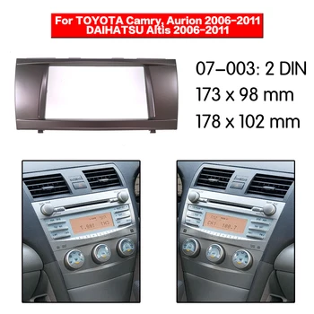 

Car Kit Fascia Surround Panel CD Radio Frame for TOYOTA Aurion/Camry 2006-2011 Stereo Facia Trim Dash CD Installation Kit