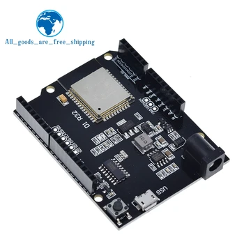 

TZT For Wemos D1 ESP32 ESP-32 WiFi Bluetooth 4MB Flash UNO D1 R32 Board Module CH340 CH340G Development Board For Arduino