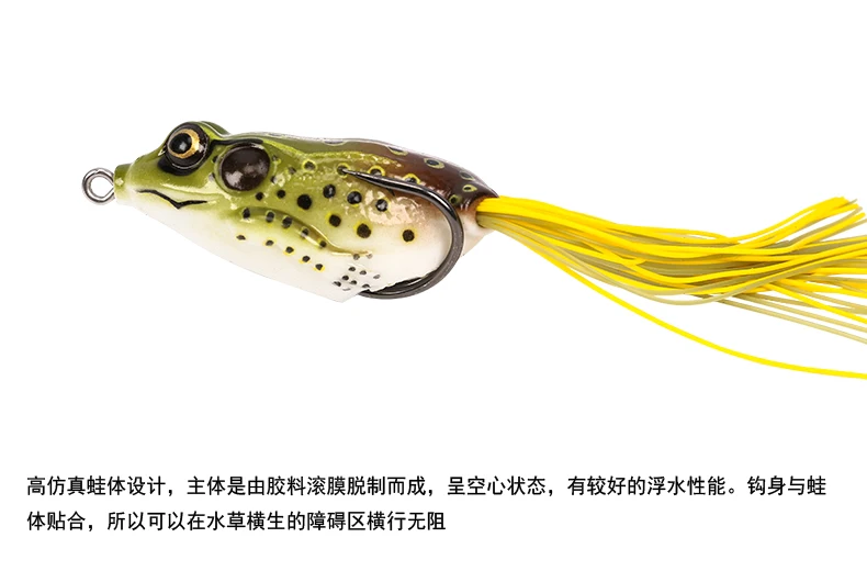 Trulinoya стиль~ Ly03/55 мм 14 г~ клюв~ Double Shall Ray Frog Blackfish приманка Leiqiang приманка