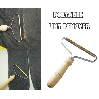

Portable Lint Remover Clothes Fuzz Fabric Shaver Brush Tool Power-Free Fluff Removing Roller for Sweater Woven Coat #10