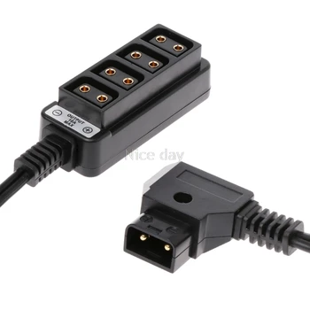 

D-Tap Male B-tape To 4 Female Hub Adapter Splitter Cable For Photography Power F16 20 Dropship