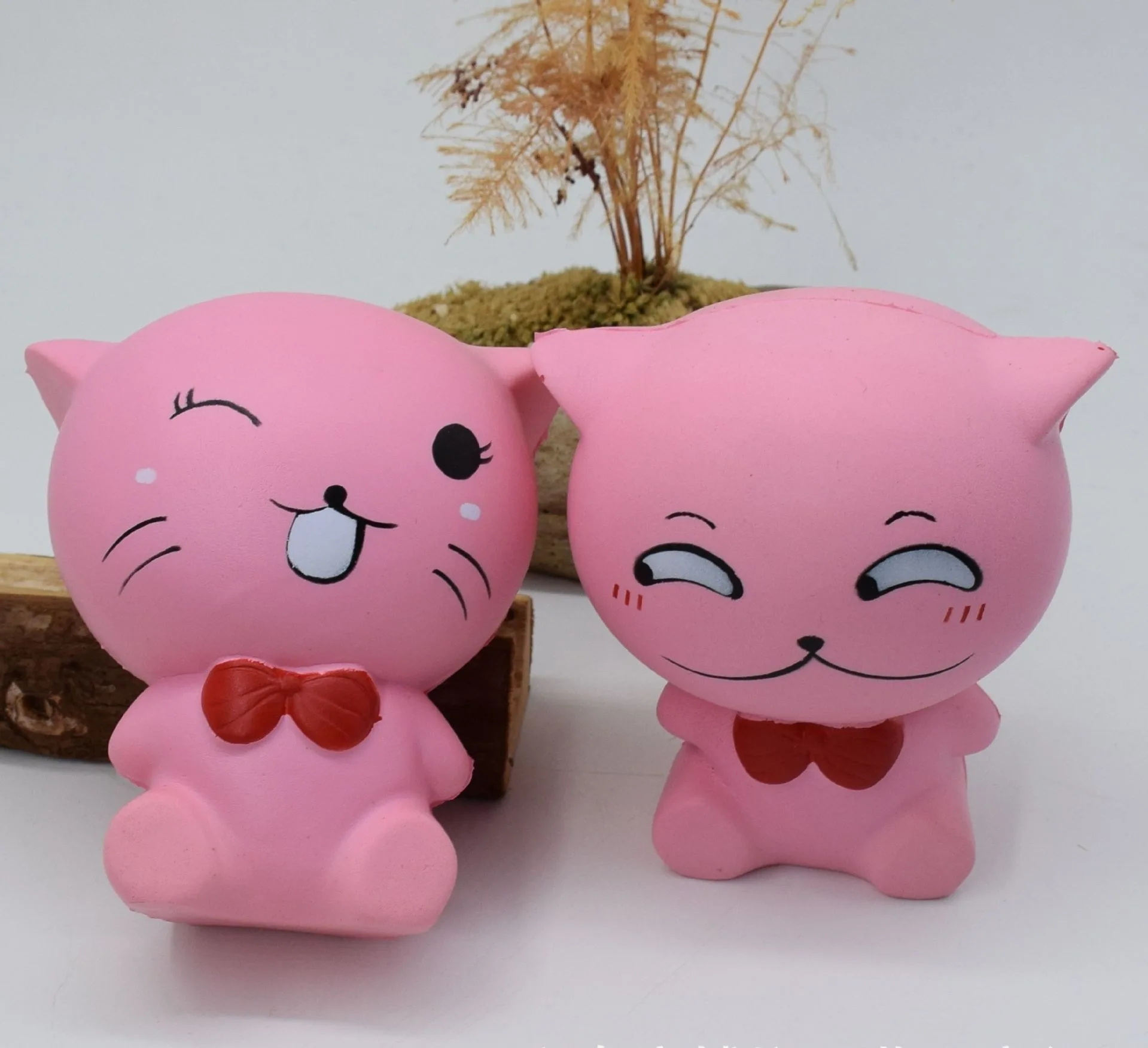 Стиль Мягкая модель бабочка кошка офис снижение давления игрушка Pu пены памяти Япония конфеты игрушка
