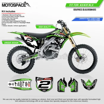 

Motospace Vinyl Wrap Decals Stickers Motorcycle Exterior Free Customized For KAWASAKI KX KXF KLX 2009-2011 KXF450