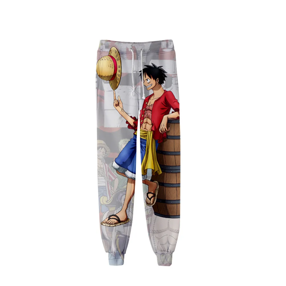 Аниме One Piece 3D принт джоггеры брюки для мужчин женщин Смешные Мультяшные