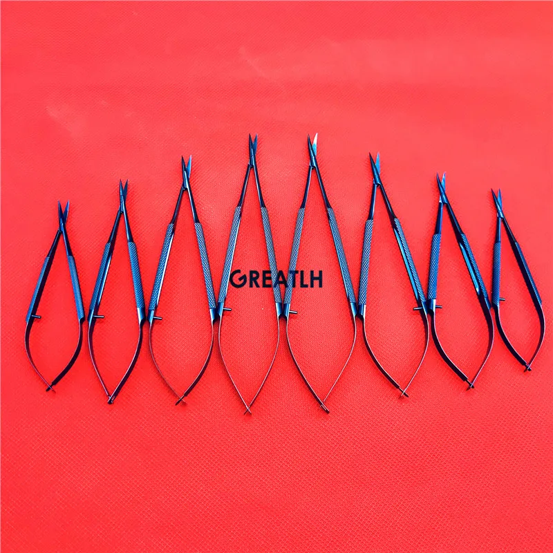 titanium alloy Scissors ophthalmic Forceps Tweezers microsurgical eye instruments | Красота и здоровье