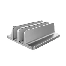 Один/двойной слот вертикальная подставка для ноутбука алюминиевый сплав Настольный держатель с регулируемой док-станцией для ноутбуков компьютер планшеты