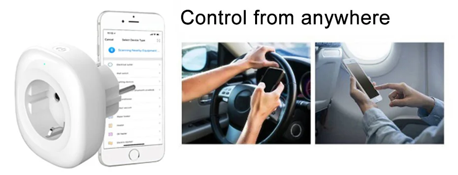 wireless remote control smart socket