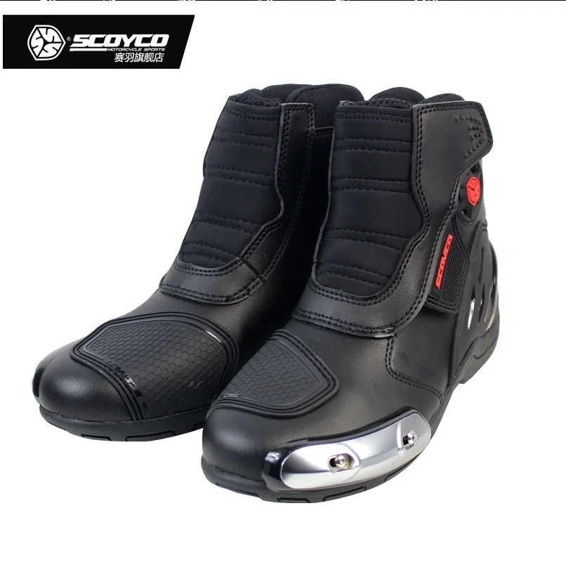 

Scoyco Scoyco Motorcycle Race Boots Shatter-resistant Motorcycle Boots Men Riding Boots mo tuo xie Spring And Summer Mr002