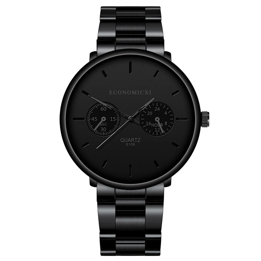 Módní neformální business hodinky pro muže v minimalistickém stylu