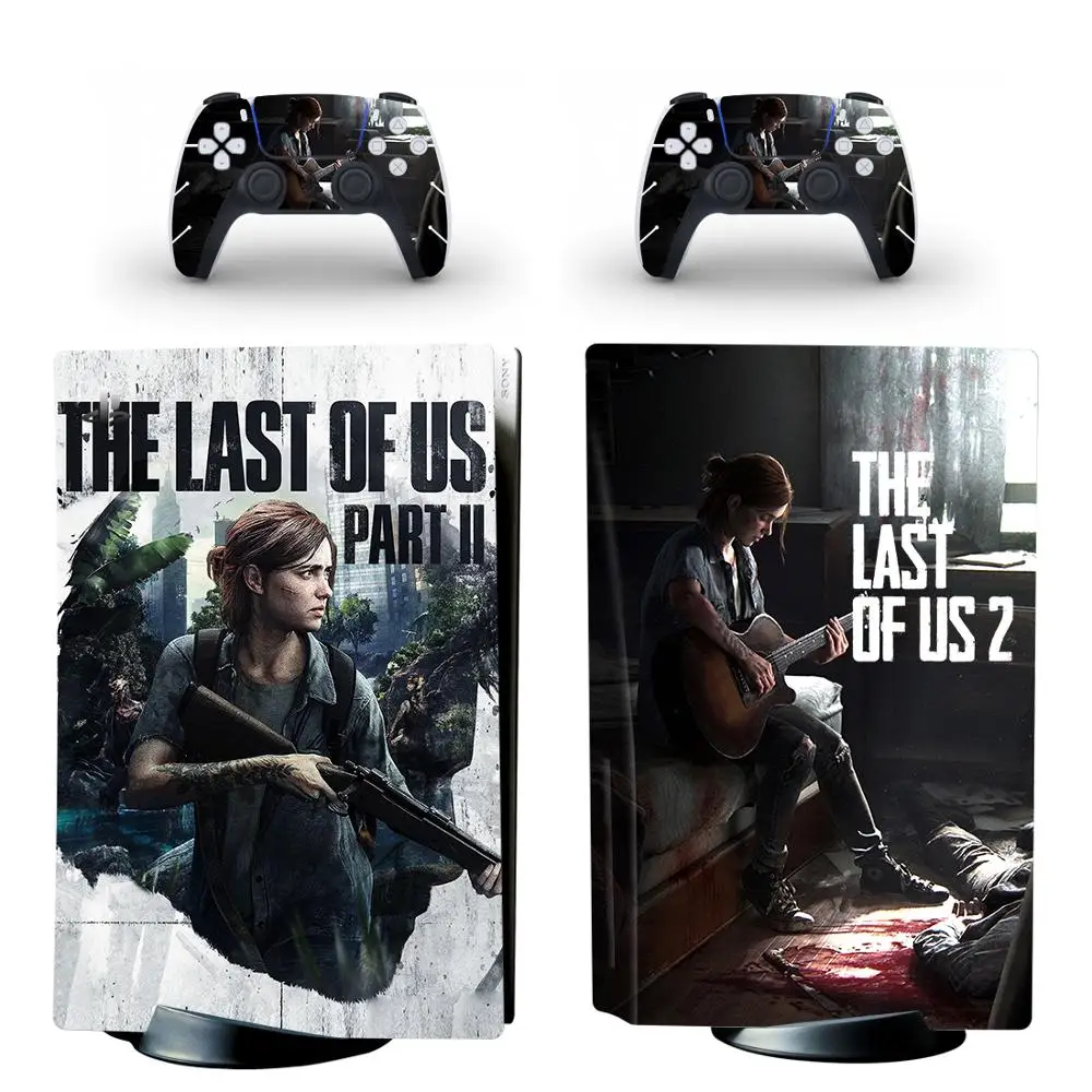 The last of Us PS5 Standard Disc Skin Sticker Decal Cover for PlayStation 5 Console and Controllers PS5 Skin Sticker Vinyl 