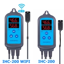 Inkbird IHC-200 & 200 wifi ue soquete & plug digital controlador de umidade para casa umidificação e desumidificação para aplicativo gratuito