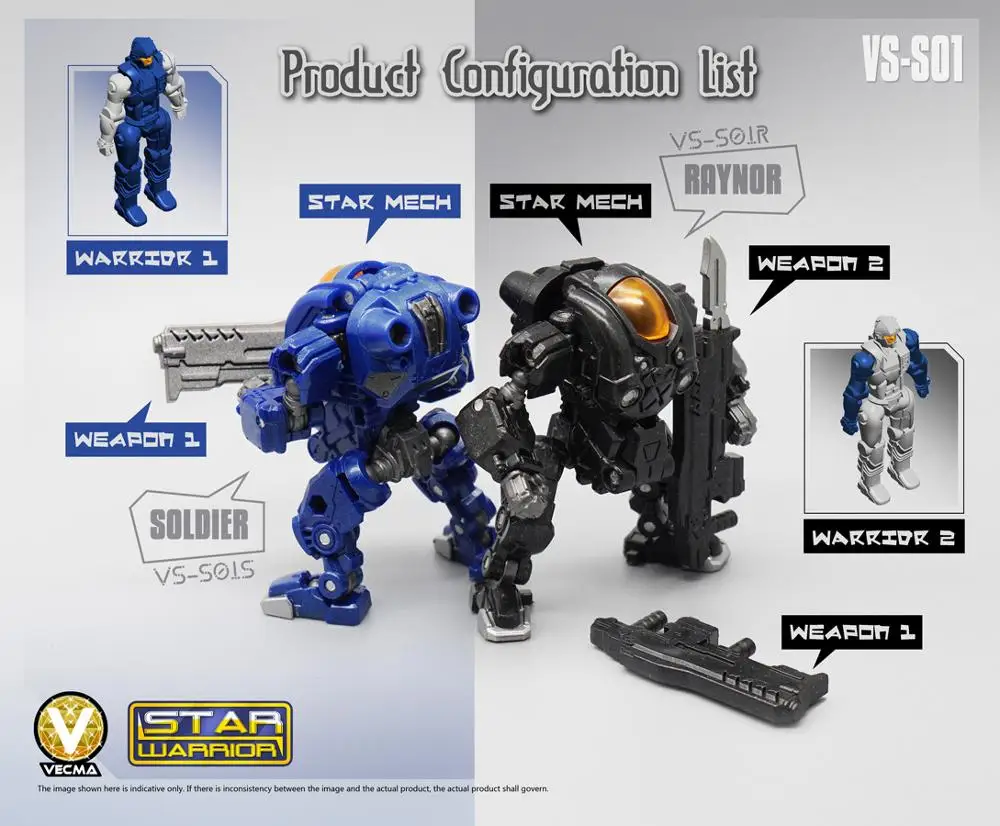 Lensple MFT VS-S03 Lost Planet Powered костюм солдат Рейнор Трансформация Робот фигурка