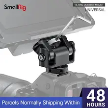 Montagem de monitor de inclinação universal smallrig com sapata fria para smallhd/atmos/monitor blackmagic/montagem de tela/evf-2431