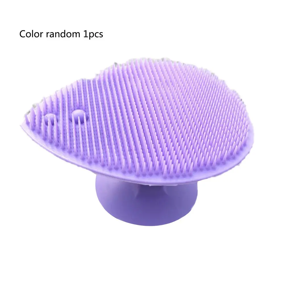 

Soft Silicone Facial Cleansing Brush Face Washing Exfoliating Blackhead Brush Remover Skin SPA Scrub Pad Tool