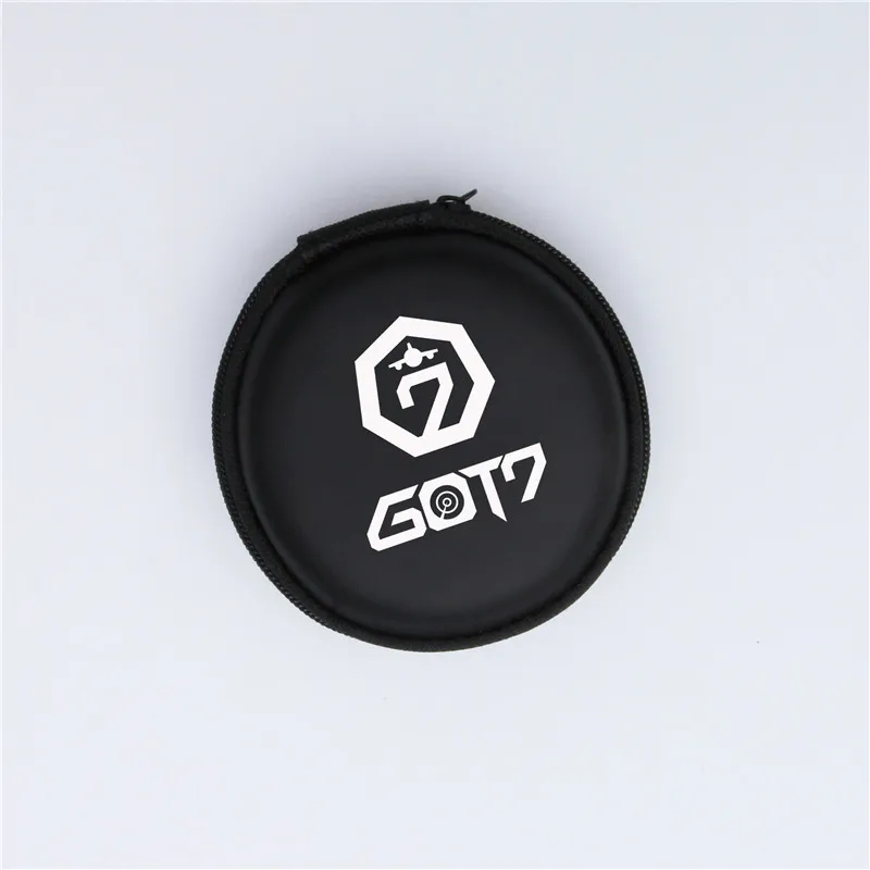 GOT7-6 Kpop EXO GOT7 SEVENTEEN TWICE MONSTA X портмоне портативная коробка для хранения гарнитуры держатель для наушников сумки для ключей бумажник коллекция фанатов - Цвет: GOT7-6