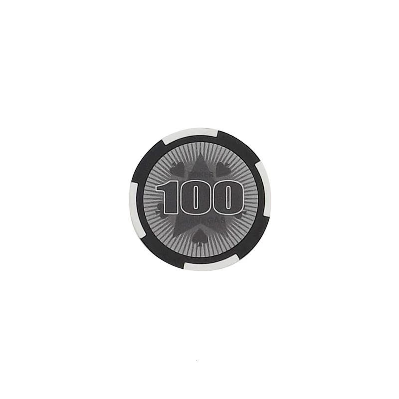 100 yuan face value K8356 25 шт./лот 14 г настольная игра глиняная пленка чипы монеты баккарат Техасский Холдем маджонг двойной цвет Корона глина покерные игровые чипы - Цвет: 100 yuan face value