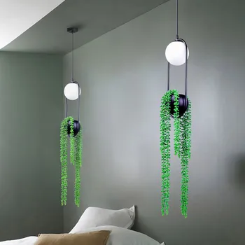 

Nordic Plant Chandelier Flower Pot Aisle Restaurant Beautiful Sky Garden Led Lamp Home Decor Светодиодная Лампа Hot Sale 2019