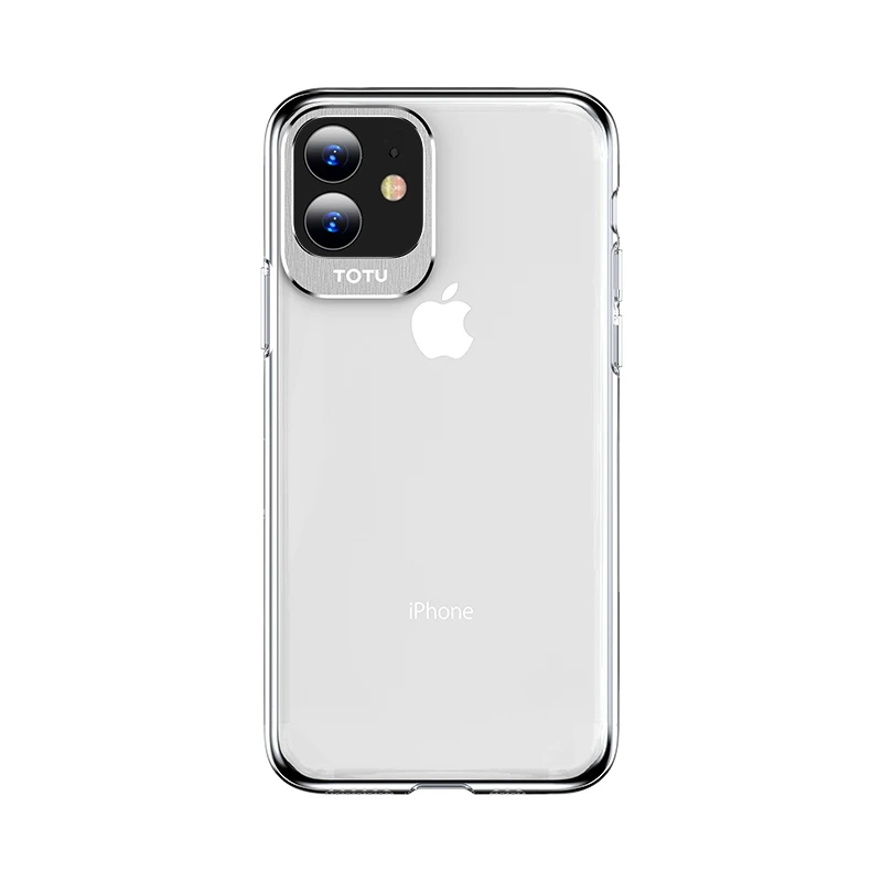 TOTU для iPhone 11 Pro защитный чехол для телефона для iPhone 11 Pro металл+ PC - Цвет: Серебристый