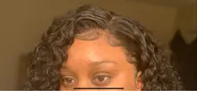 Mishell Jerry Rizado corto Bob frente de encaje pelucas de cabello humano PrePlucked para las mujeres negras pelo Natural rizado profundo rizado Peluca de cabello humano