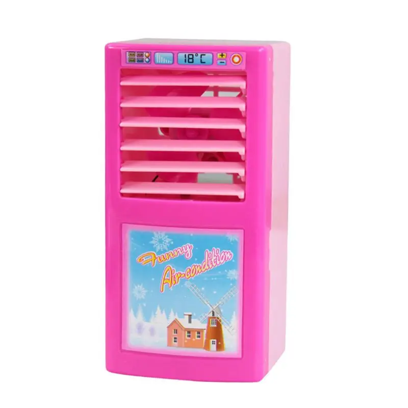 Детский для ребенка для мальчика Девочка Мини кухня Электрический прибор радио игрушка набор раннее образование манекен бытовой прикидывается играть подарок для дома - Цвет: Air Conditioner Toy