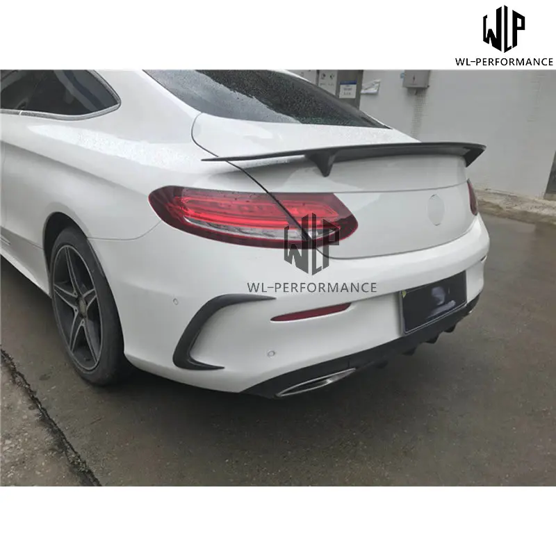 W205 C300 углеродное волокно авто заднее карбоновое волокно боковое крыло отделка вентиляционных отверстий крыло для Mercedes Benz W205 15-18