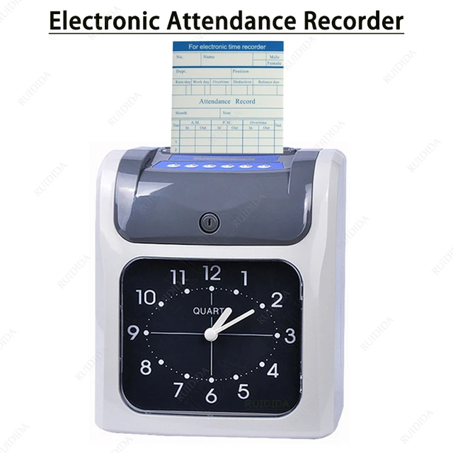 Máquina Fichar de Asistencia Reloj DE Tiempo DE Empleado 913D