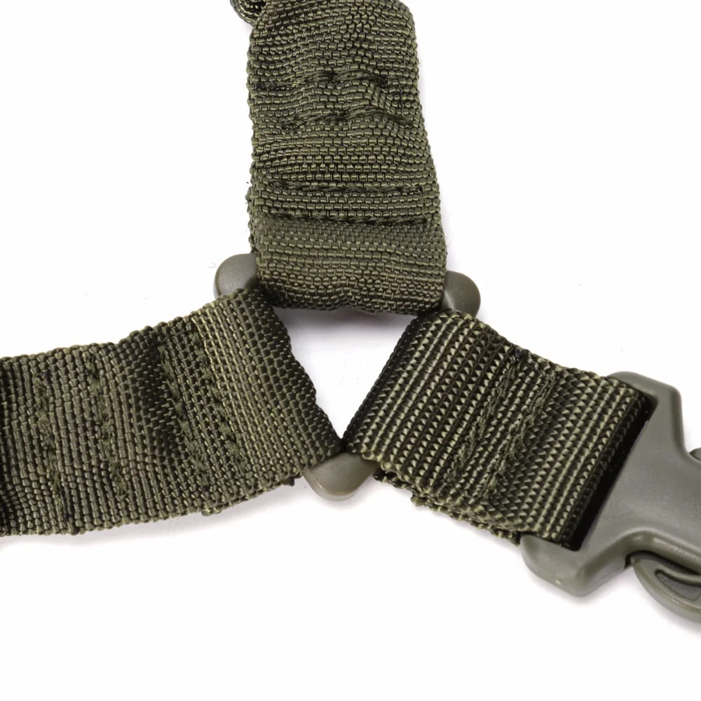 Heavy Tactical One 1 American Single Point Sling Adjustable Bungee Rifle Shoulde 