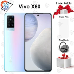 Оригинальный Новый Vivo X60 5G мобильный телефон 6,56 дюймAMOLED 120 Гц Экран 8 + 128 Exynos 1080 Octa Core Android 11 48.0MP Камера Smartpone