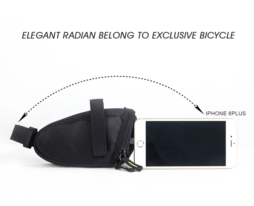 Водонепроницаемая велосипедная седельная сумка Rhinowalk T603 1L MTB задняя подседельная сумка ультра светильник сумка из полиэстера аксессуары для велоспорта