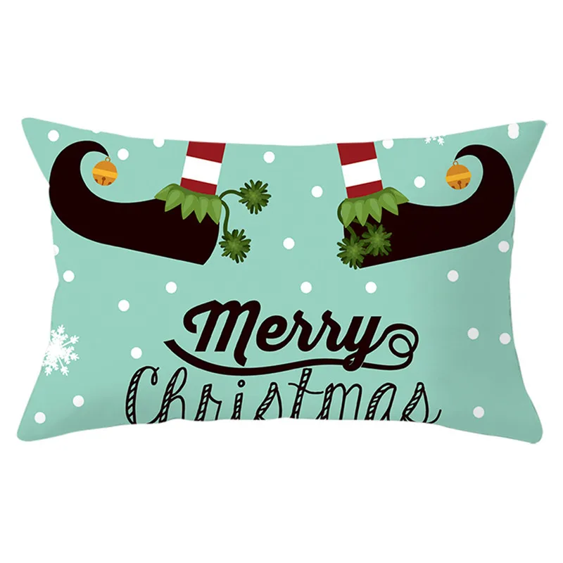 Fuwatacchi Рождество накидки на подушки с принтом «олень» для наволочка Decoratives чехлы на диванные подушки, домашний диван аксессуары 30x50 см - Цвет: PC12729