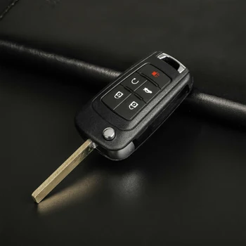 

Parts Key Fobs Black For Chevy 2010-16 Camaro Cruze Equinox Malibu Key 5 Button