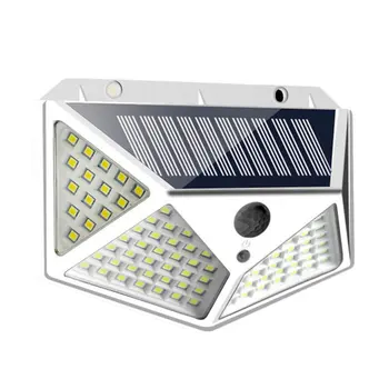 

Solar human body induction lamp Solar light 100LED warm light human body induction lamp wall lamp courtyard street lamp