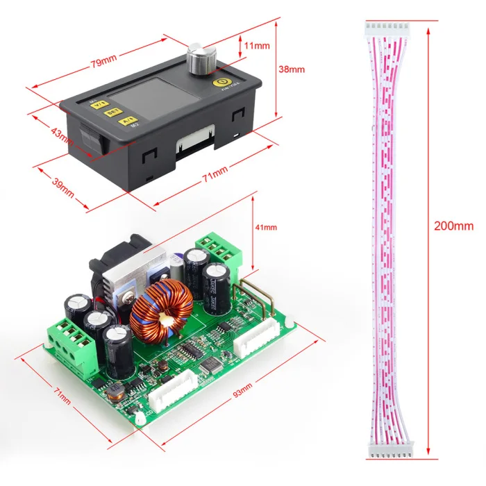 High LCD Constant Voltage Current Step Down Power Supply Module Power Adapter Switching Converter Board LG66