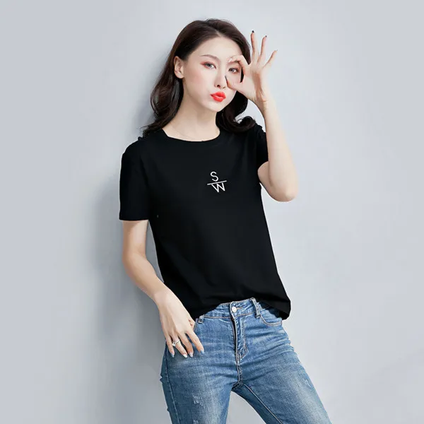 662 Black 662# летнее хлопковое платье для беременных и кормящих футболка Грудное вскармливание футболка одежда для беременных Для женщин для беременных, для грудного вскармливания Футболки-топы - Цвет: 662 Black