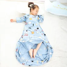 Saco de dormir de algodón grueso para niños y niñas, saco de dormir Universal para guardería, guardería, verano, antist