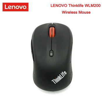 

LENOVO Thinklife WLM200 Wireless Mouse USB Connection 2.4GHz Wireless Mice Notebook Desktop Computer 1500dpi Mute Mini Mouse
