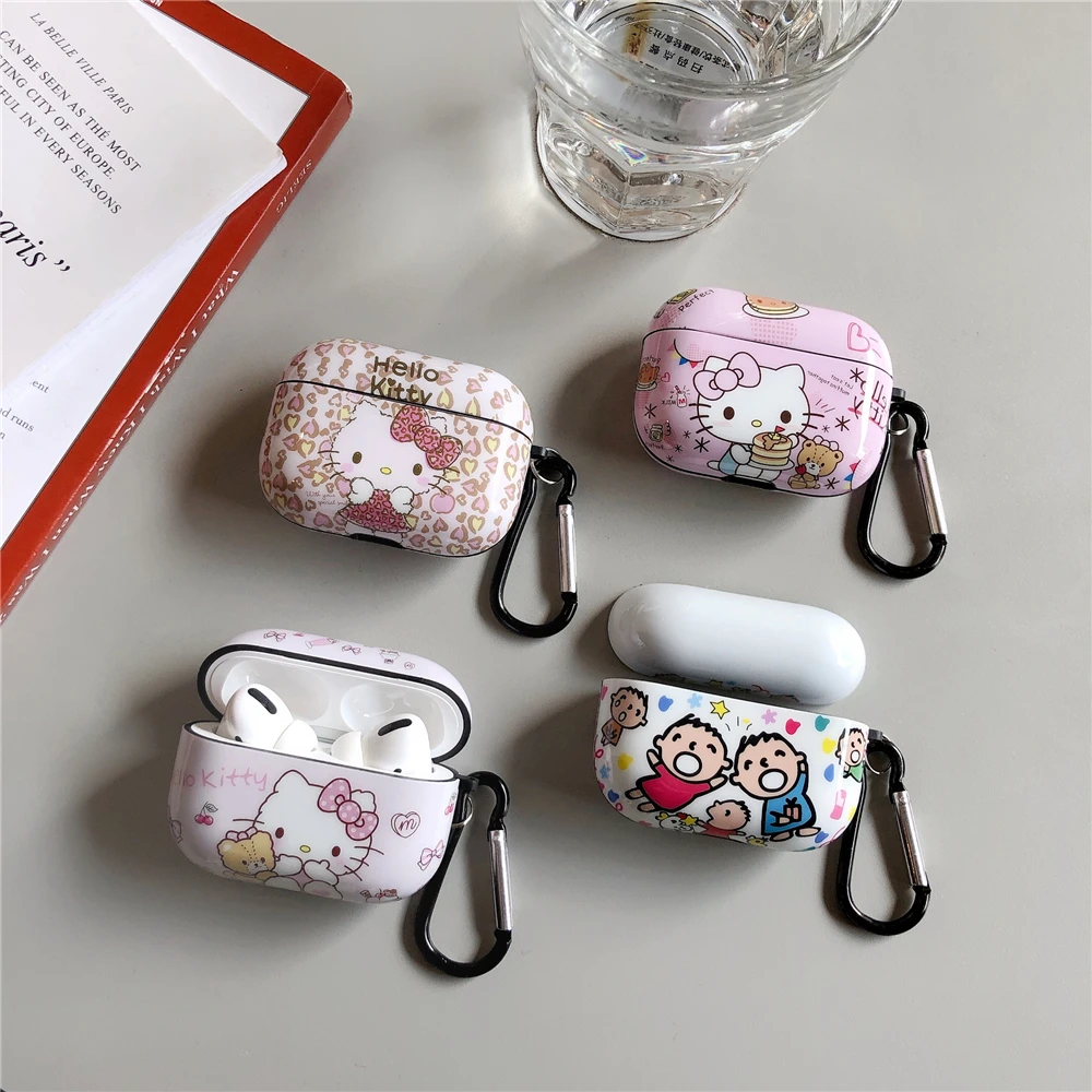 Чехол hello kitty Minna No Tabo Carabiner IMD Для Airpods pro, аксессуары, беспроводные Bluetooth наушники, Прекрасный защитный чехол