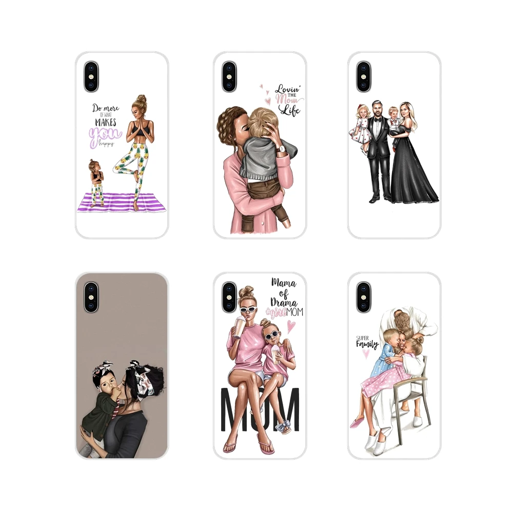 Mom and baby child Accessories Phone Cases Covers For Xiaomi Redmi Note 3 4 5 6 7 8 Pro Mi Max Mix 2 2S Pocophone F1 | Мобильные
