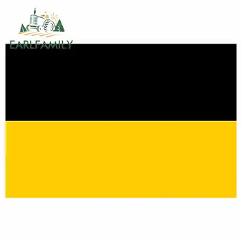 

EARLFAMILY 13cm For Flag Fine Decal Sunscreen Car Stickers Personality Windshield Waterproof Air Conditioner Decoration