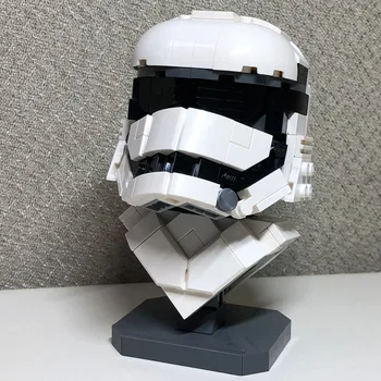 

NEW 269Pcs MOC DIY Bricks Model MOC 12875 First Order Stormtrooper Bust Star Space Wars Building Blocks DIY Toys model Gifts