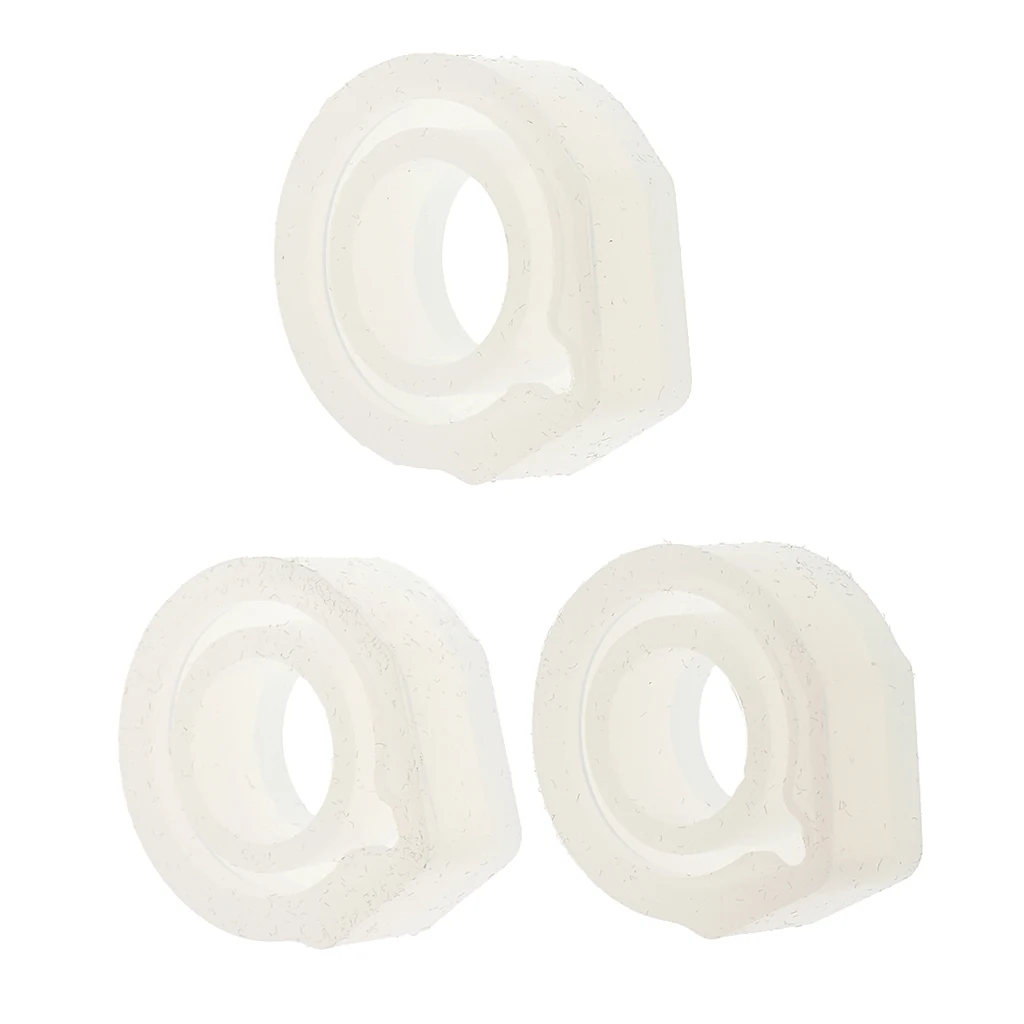 

3 Pieces Assorted Round DIY Silicone Triangle Ring Mold Jewelry Making Craft