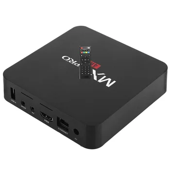 

50 pcs MX Pro Android TV Box Amlogic S905w MXPRO Quad Core 1G/8G 2g 16g 4K with WiFi android 7.1 smart google mini pc