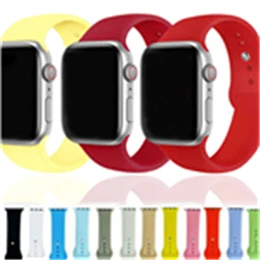 Силиконовый ремешок для apple watch 5 для apple watch band apple watch 4 band 40 мм 44 мм iwatch 42 мм 38 мм аксессуары для часов браслет