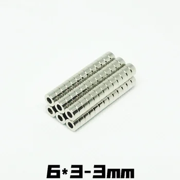 

100pcs Super Strong Round Neodymium Ring Magnets Rare Earth N35 ndfeb Neodymium