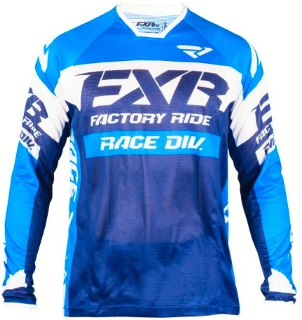 Синий FXB Racer MX горные набор инструментов для велосипеда с длинными рукавами mtb велосипедные рубашки мотоциклетные майки - Цвет: Синий