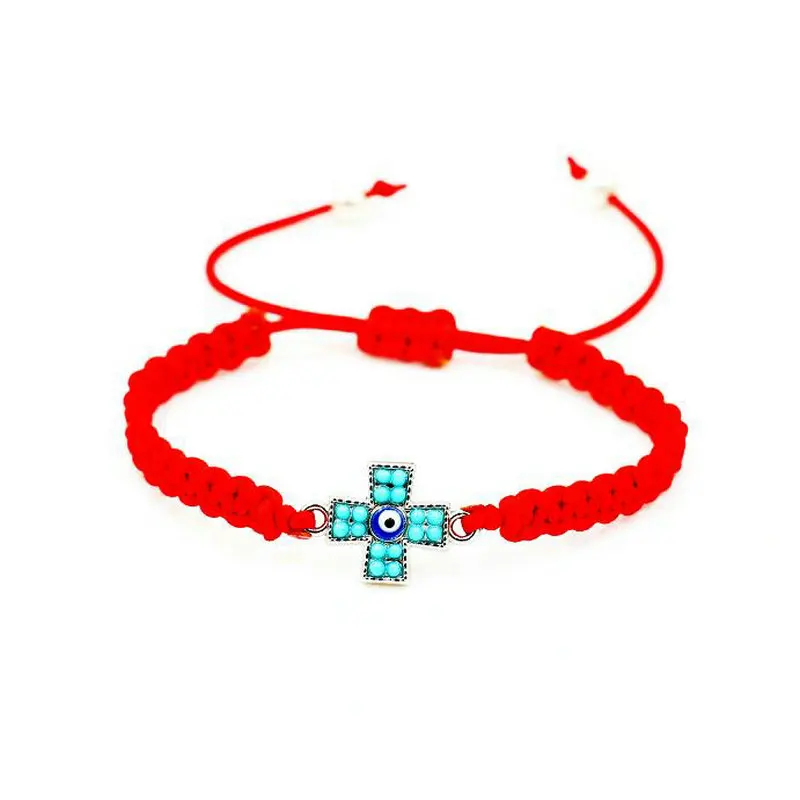 Minimalism Evil Eye Crosses Football 8 Infinity Bracelet Men Women Red Rope Thread Cords Bracelets For Lovers' Jewelry Feminina - Image 6