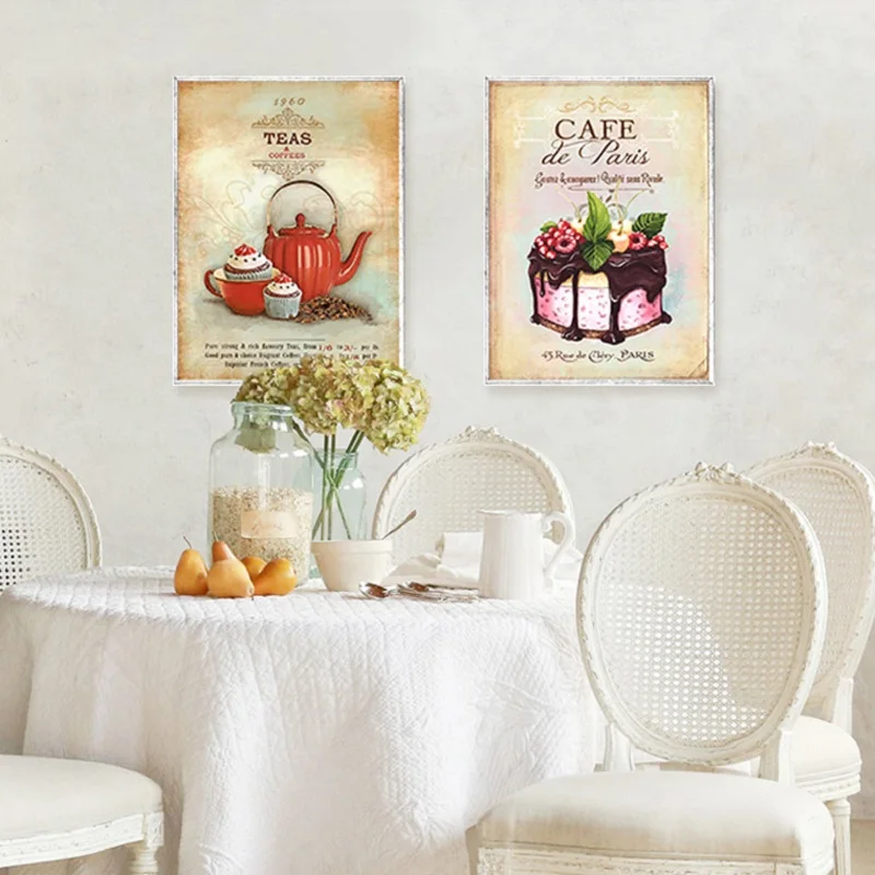 Nordic-Poster-Vintage-Modern-Minimalist-Coffee-Dessert-Canvas-painting-Abstract-Home-Decoration-Kitchen-Wall-Pictures-No (2)