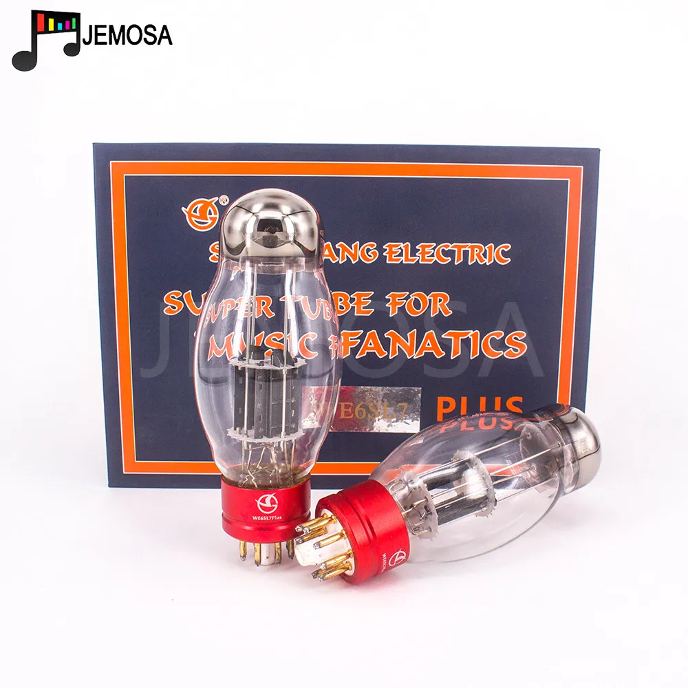 Высококлассная вакуумная трубка Shuguang 6SL7 WE6SL7 PLUS замена 6N9P 6H9C 5691 CV1985 Hi-Fi